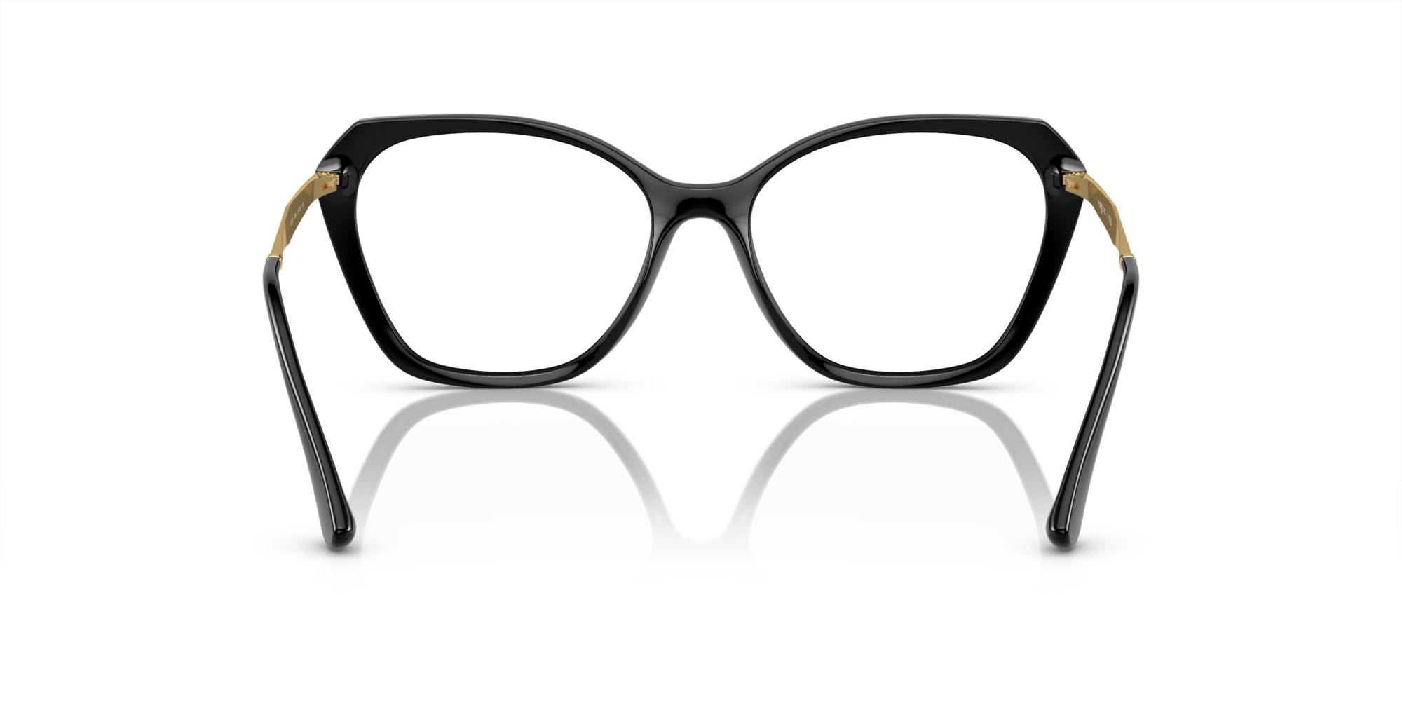 Eyeglasses Vogue VO 5522 (W44) color nero shape irregular lenses lente demo