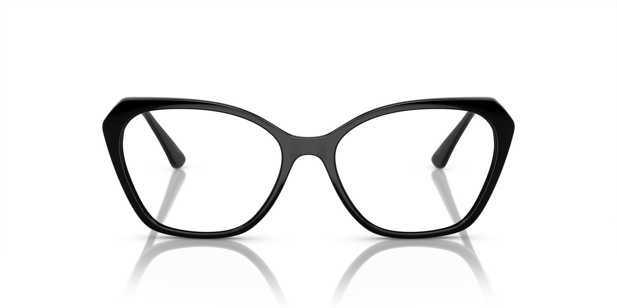 Eyeglasses Vogue VO 5522 (W44) color nero shape irregular lenses lente demo