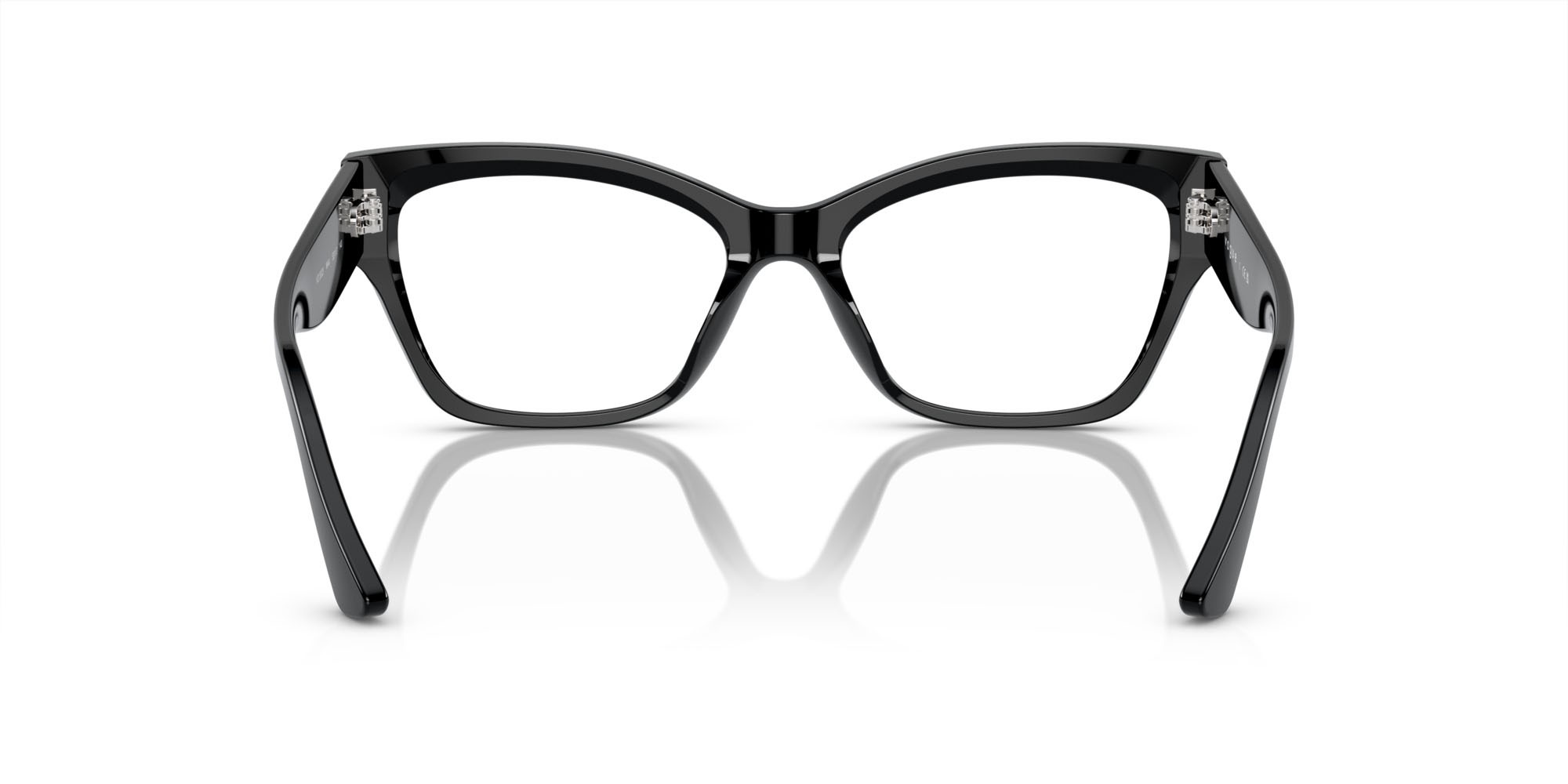 Occhiali da vista Vogue VO 5523 (W44) colore nero forma cat eye lenti lente demo