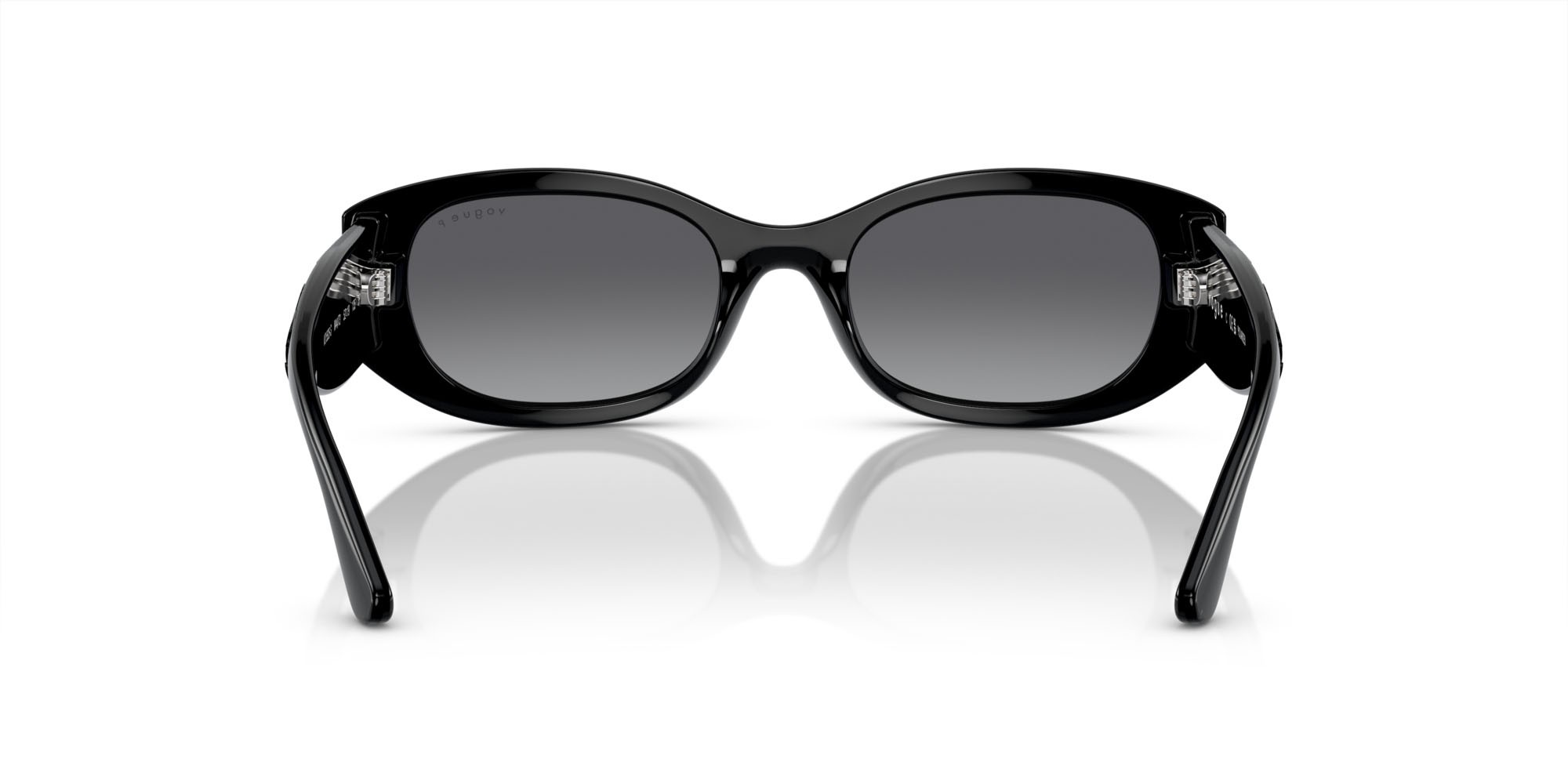 Occhiali da sole Vogue VO 5525S (W44/T3) colore nero forma quadrato lenti polarized grigia sfumata