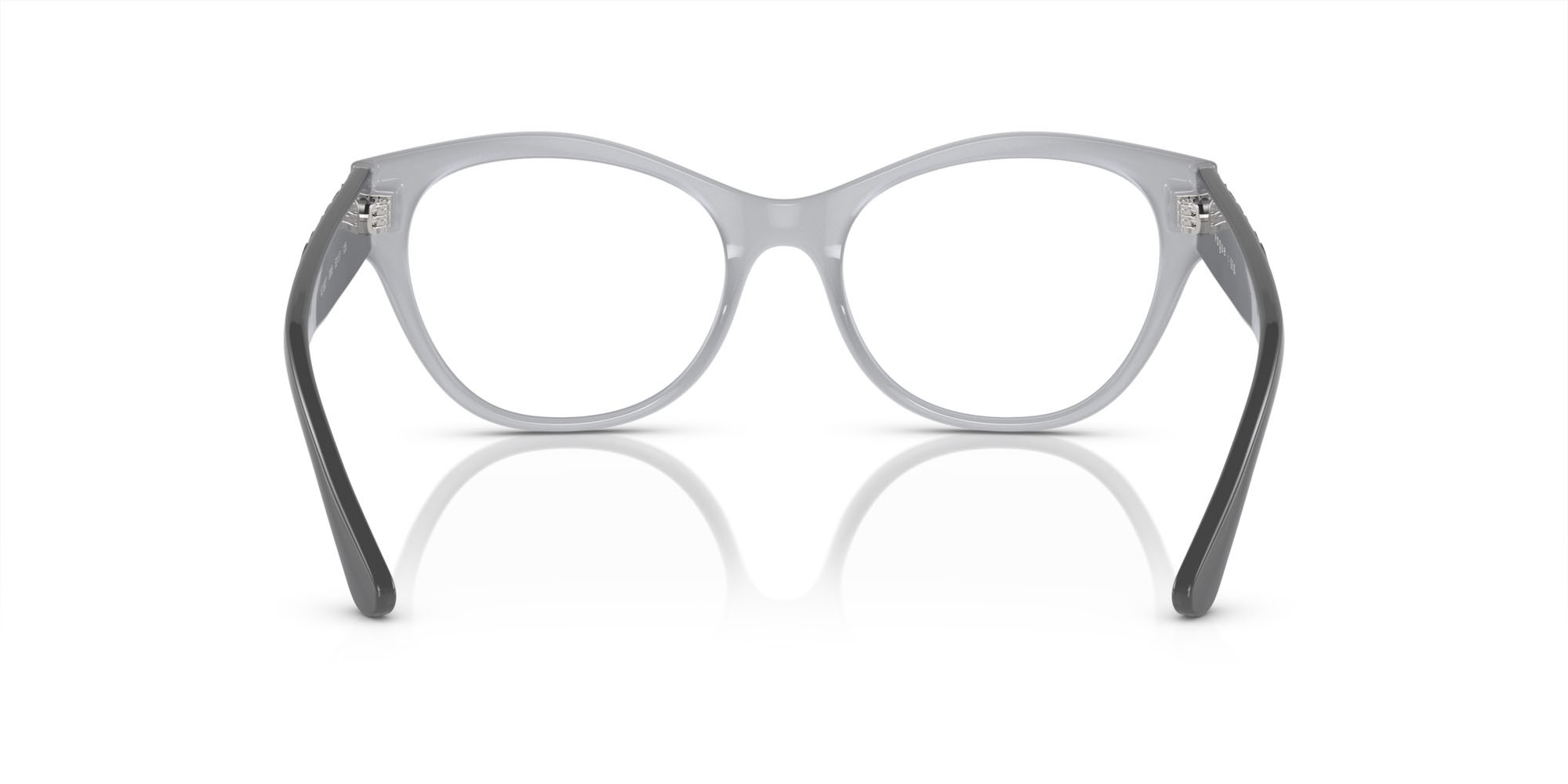 Eyeglasses Vogue VO 5527 (3098) color grigio opale shape irregular lenses lente demo