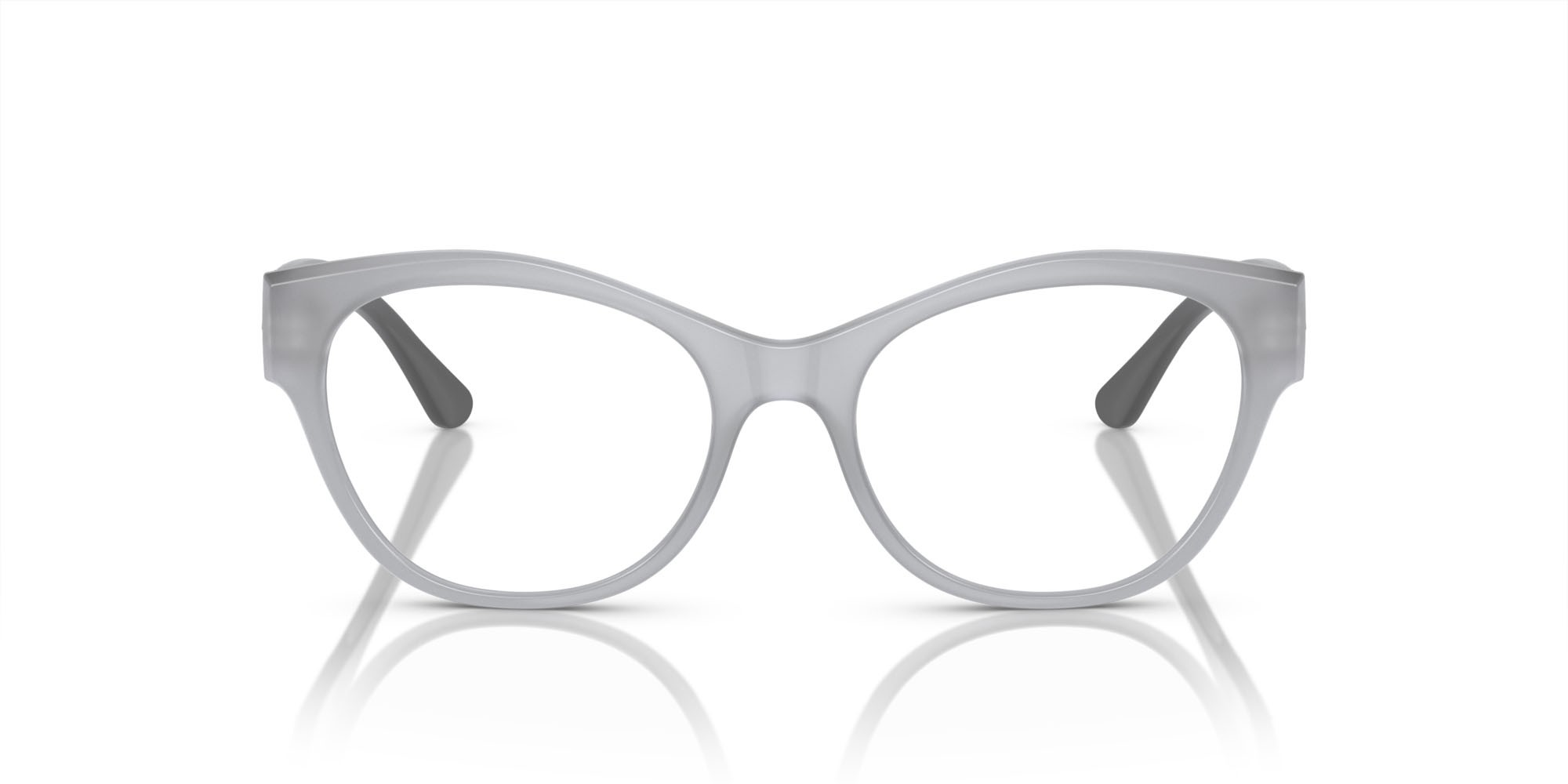 Eyeglasses Vogue VO 5527 (3098) color grigio opale shape irregular lenses lente demo