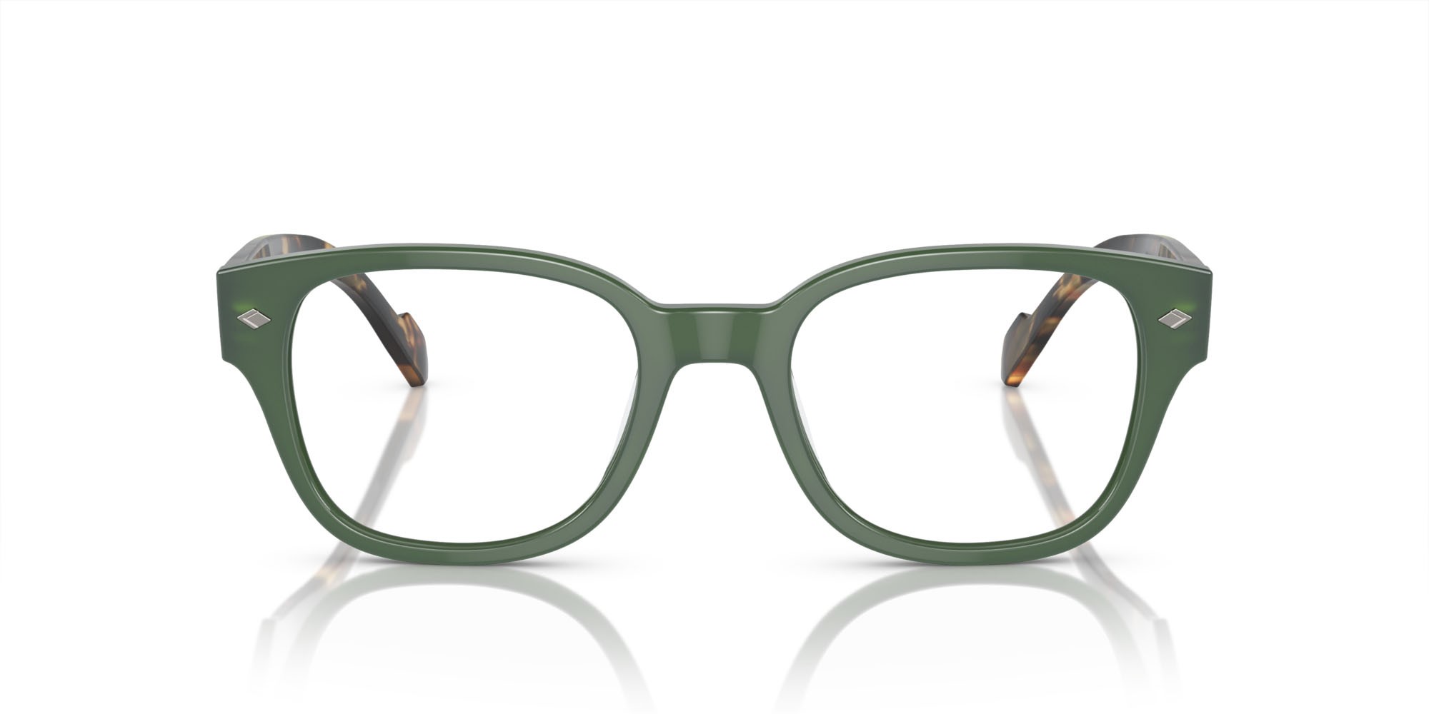 Occhiali da vista Vogue VO 5529 (3092) colore verde polvere full forma quadrato lenti lente demo