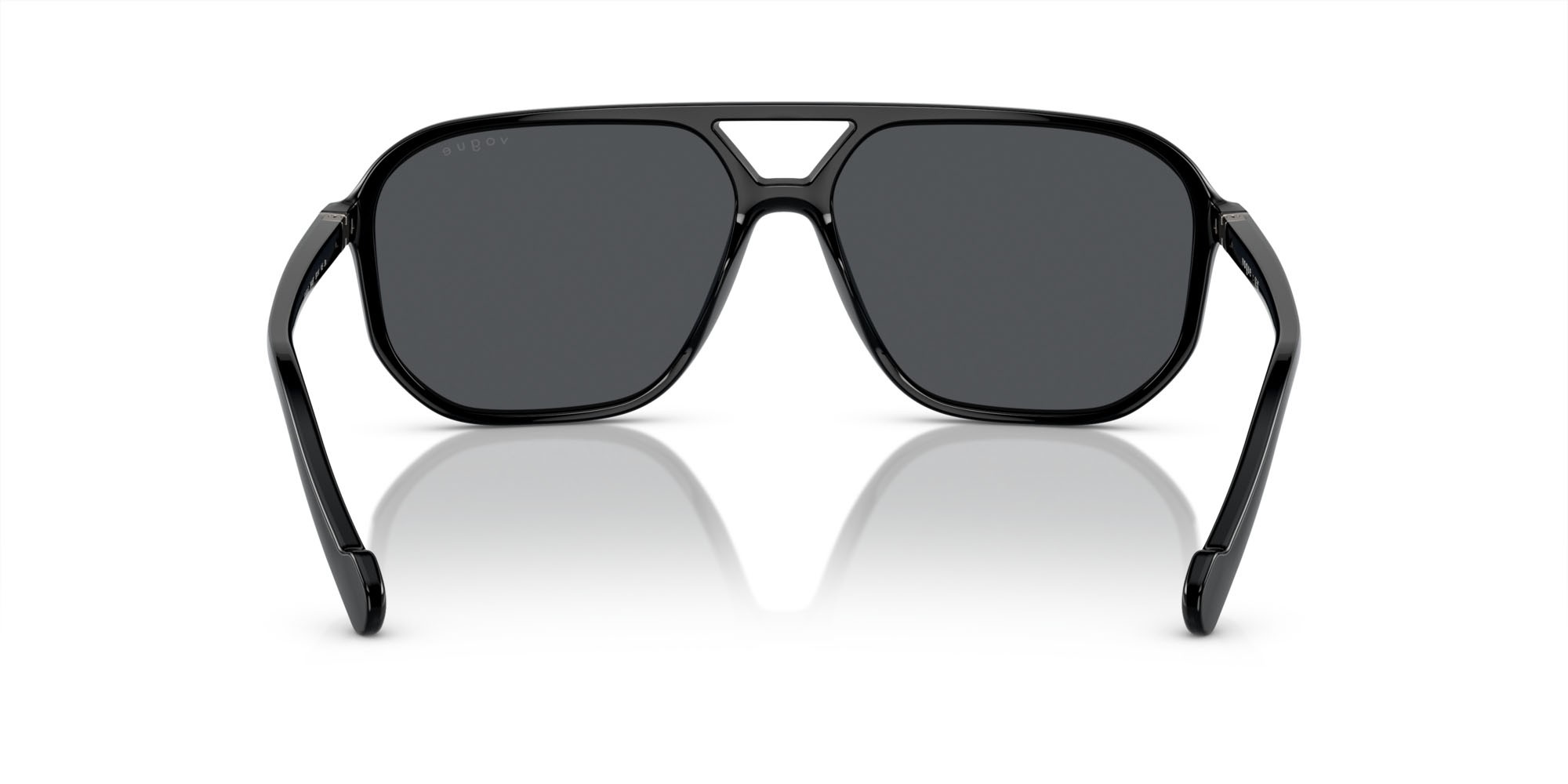 Occhiali da sole Vogue VO 5531S (W44/87) colore nero forma irregolare lenti grigio scuro