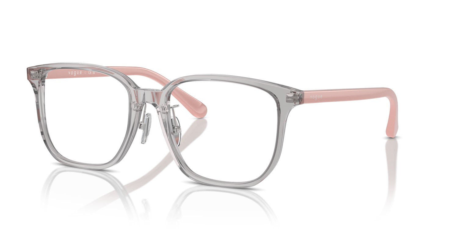 Occhiali da vista Vogue VO 5550D (2820) colore grigio trasparente forma quadrato lenti lente demo