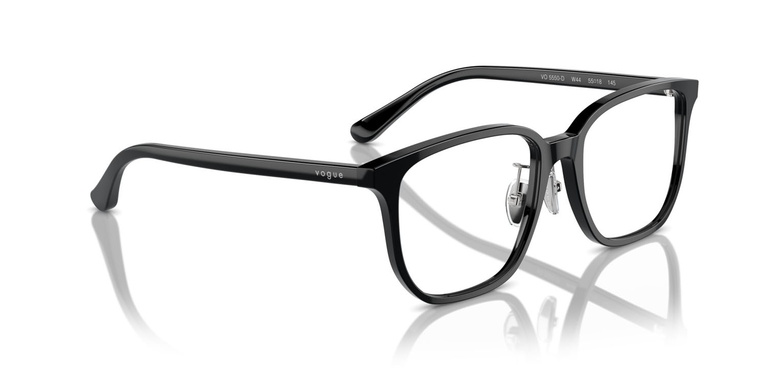 Eyeglasses Vogue VO 5550D (W44) color nero shape square lenses lente demo