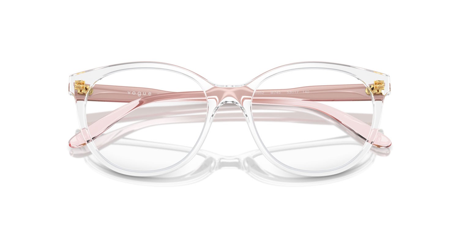 Eyeglasses Vogue VO 5552 (W745) color trasparente shape pantos lenses lente demo