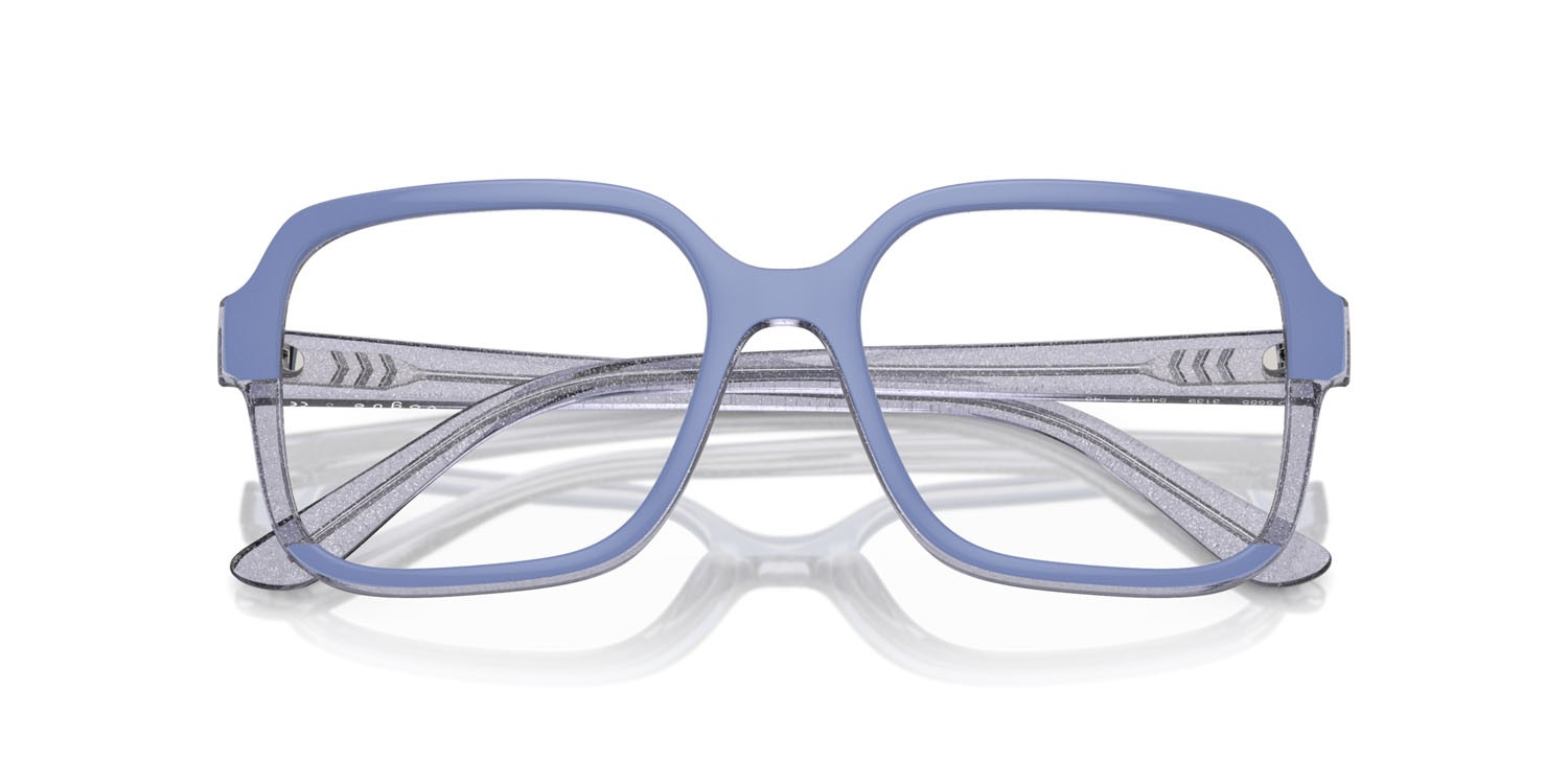 Eyeglasses Vogue VO 5555 (3139) color wisteria/transparent violet glitter shape square lenses lente demo