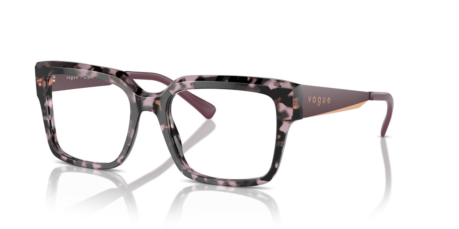 Eyeglasses Vogue VO 5559 (3146) color violetto tartarugato shape square lenses lente demo