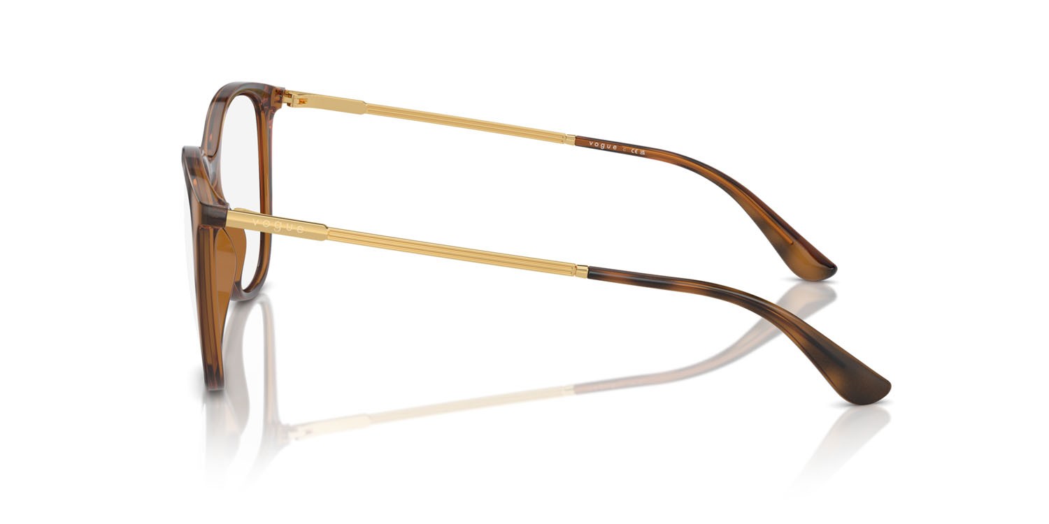 Eyeglasses Vogue VO 5562 (2386) color top havana scuro/marrone chiaro shape pantos lenses lente demo