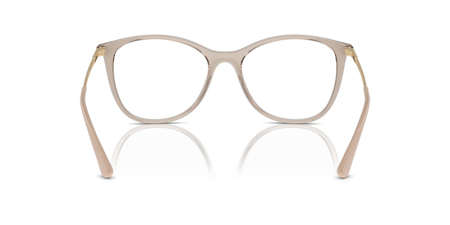 Eyeglasses Vogue VO 5562 (2990) color caramello trasparente shape pantos lenses lente demo