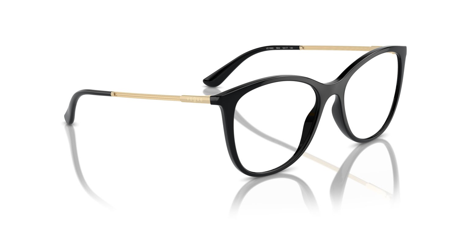Eyeglasses Vogue VO 5562 (W44) color nero shape pantos lenses lente demo