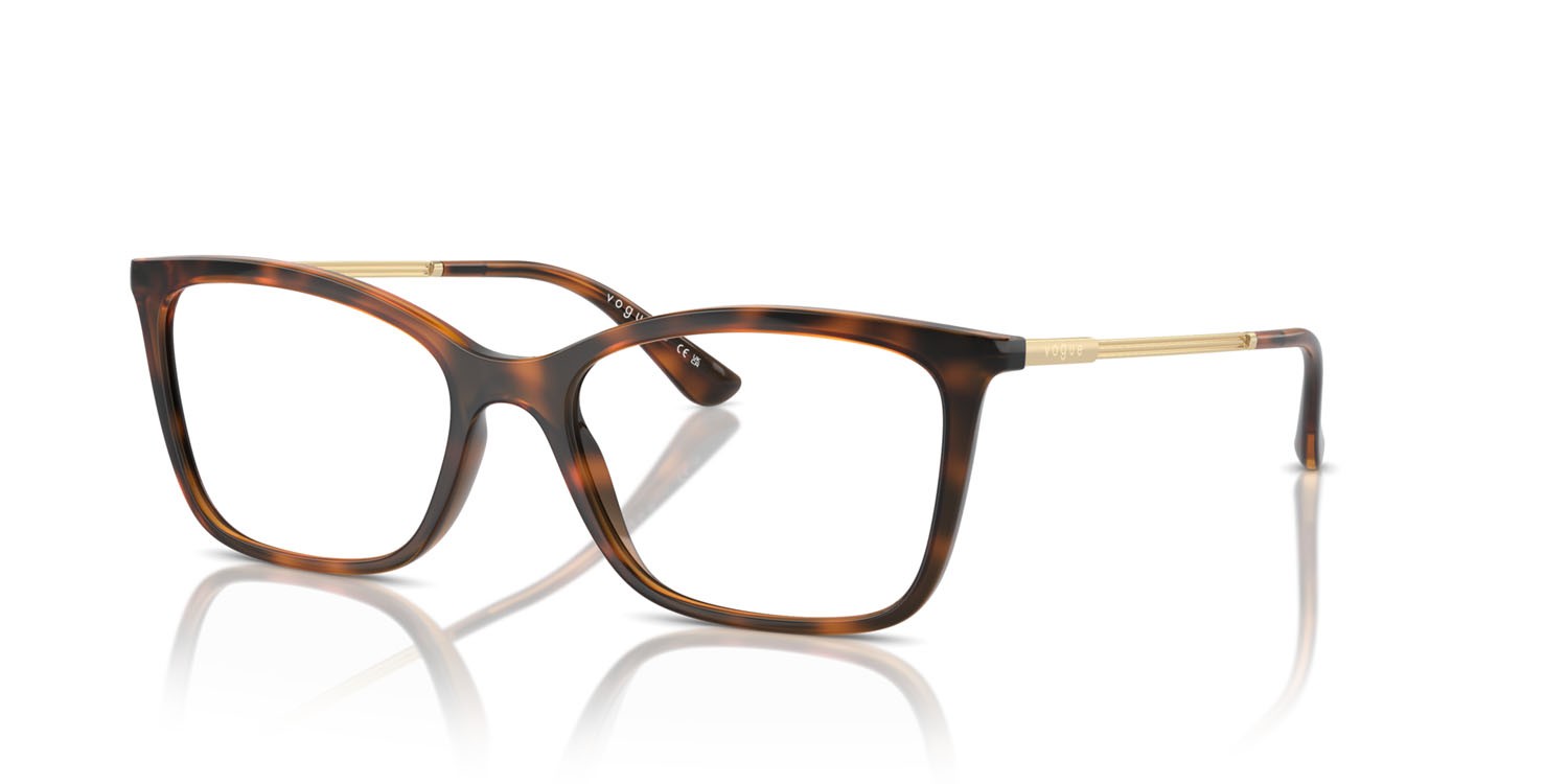 Brillen Vogue VO 5563 (W656) farbe havana scuro form schmetterling gläser lente demo