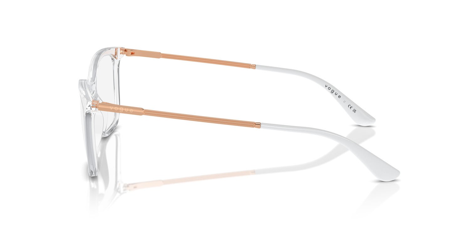 Occhiali da vista Vogue VO 5563 (W745) colore trasparente forma farfalla lenti lente demo