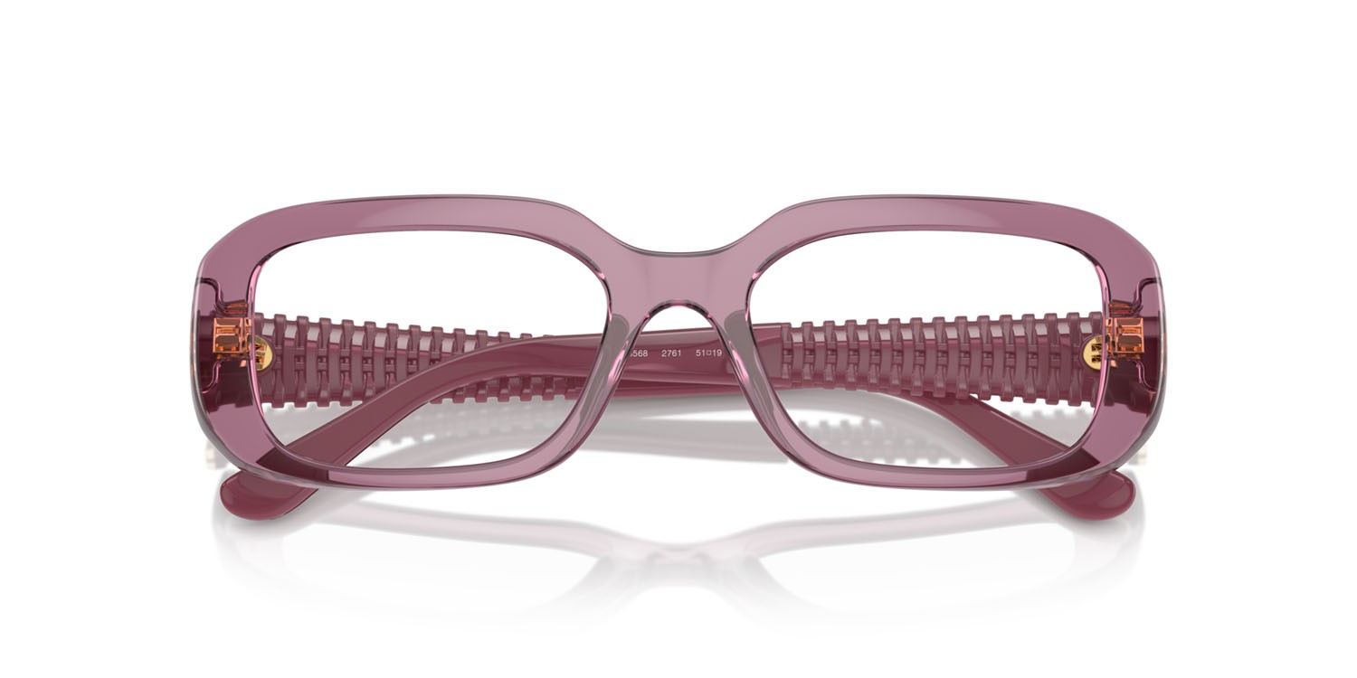 Eyeglasses Vogue VO 5568 (2761) color viola trasparente shape square lenses lente demo