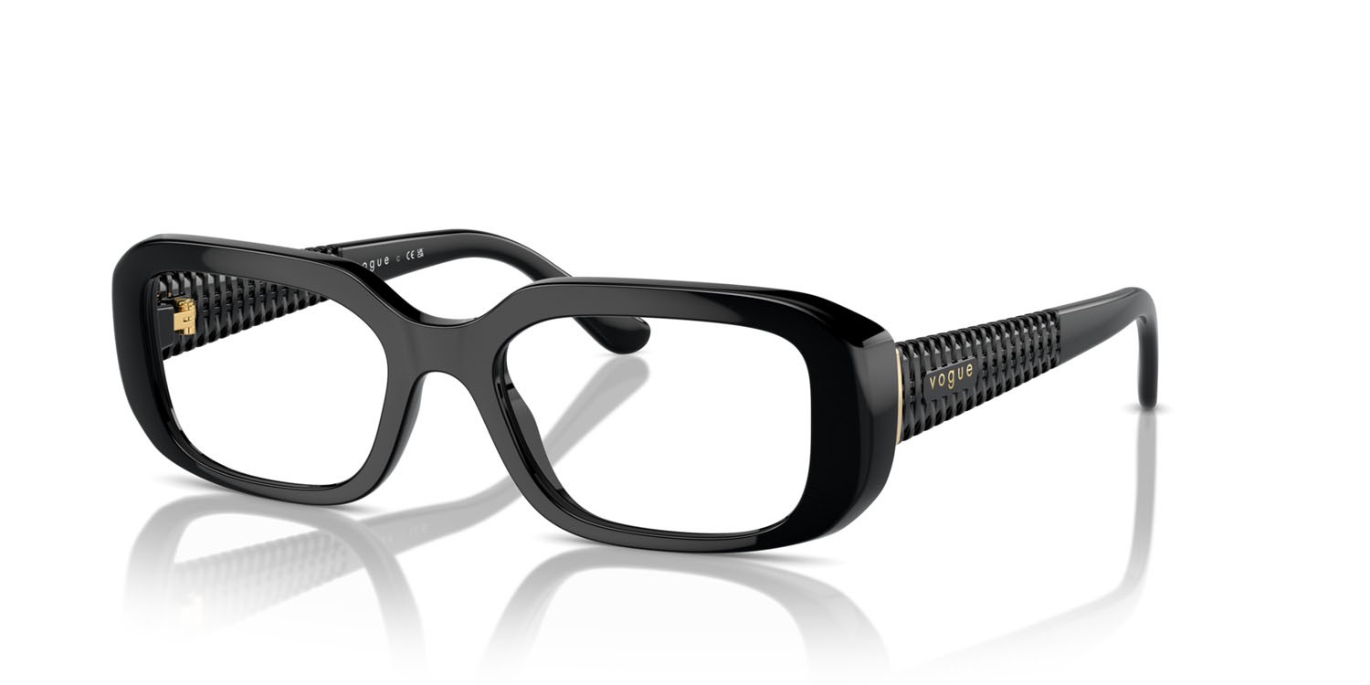 Eyeglasses Vogue VO 5568 (W44) color nero shape square lenses lente demo