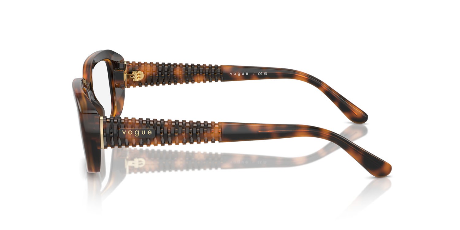 Eyeglasses Vogue VO 5568 (W656) color havana scuro shape square lenses lente demo
