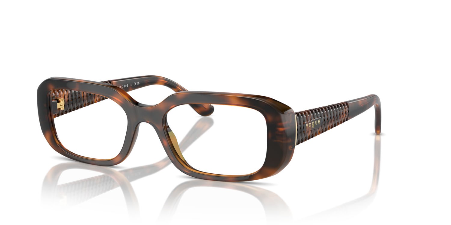 Eyeglasses Vogue VO 5568 (W656) color havana scuro shape square lenses lente demo