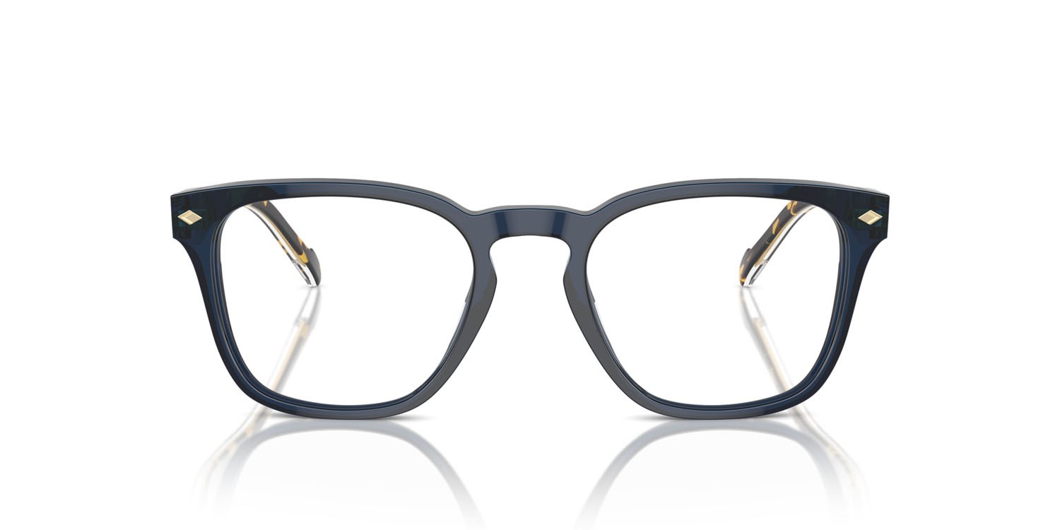 Eyeglasses Vogue VO 5570 (3143) color blu trasparente shape square lenses lente demo