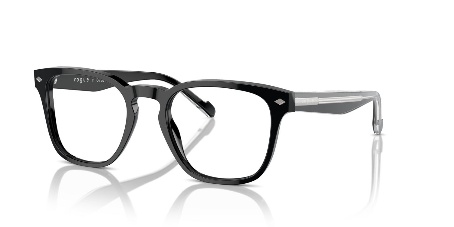 Eyeglasses Vogue VO 5570 (W44) color nero shape square lenses lente demo