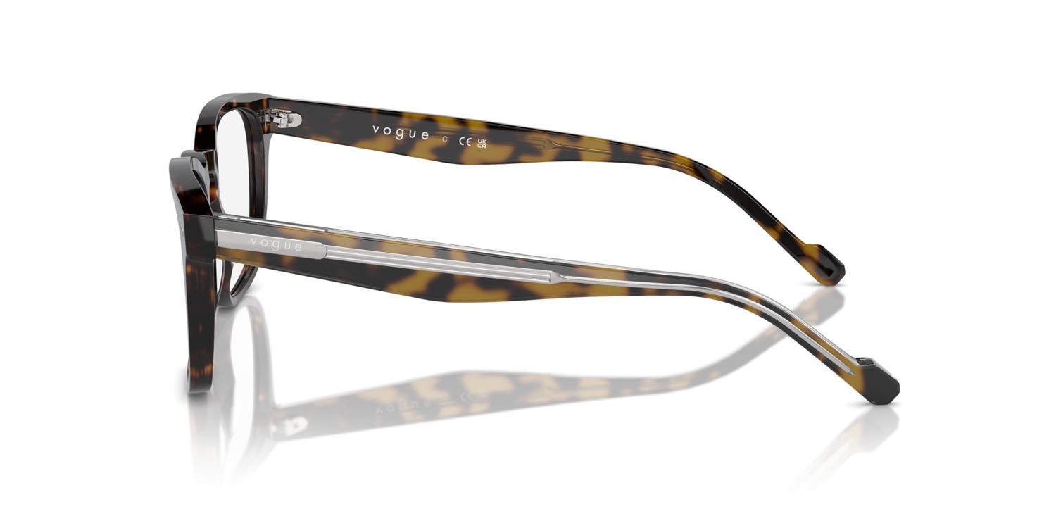 Occhiali da vista Vogue VO 5570 (W656) colore havana scuro forma quadrato lenti lente demo