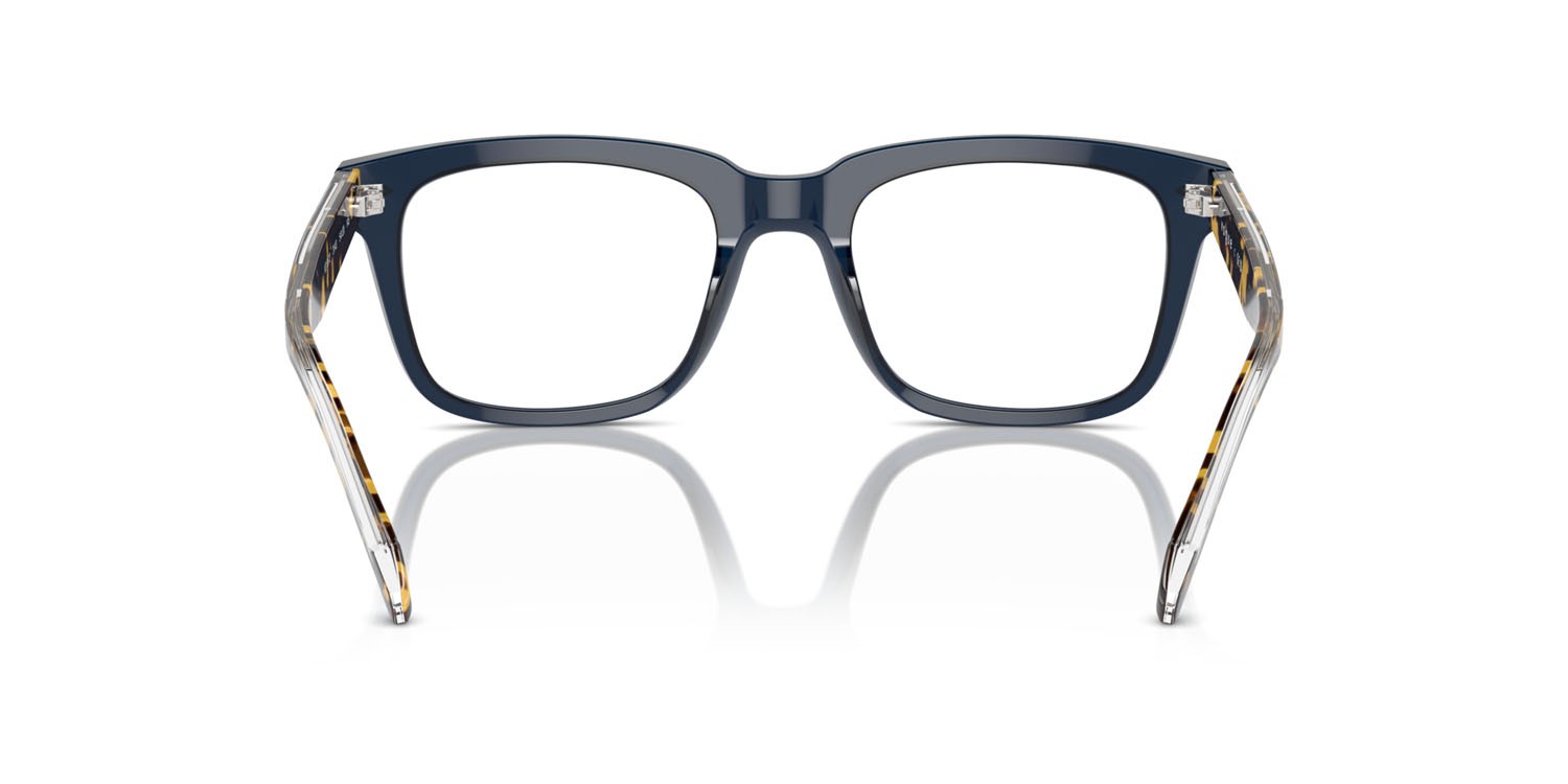 Eyeglasses Vogue VO 5572 (3143) color blu trasparente shape square lenses lente demo