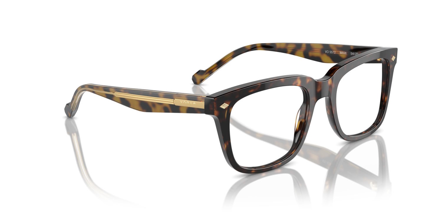 Eyeglasses Vogue VO 5572 (W656) color havana scuro shape square lenses lente demo