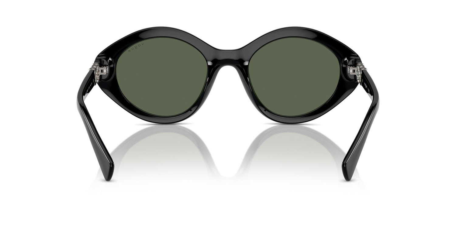 Sunglasses Vogue VO 5576SB (W44/71) color nero shape oval lenses verde scuro