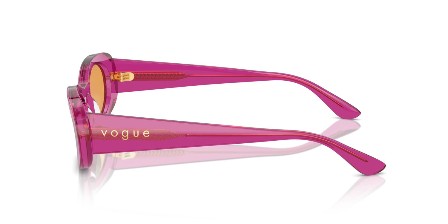 Sonnenbrillen Vogue VO 5582S (3165/7) farbe viola trasparente form oval gläser arancione