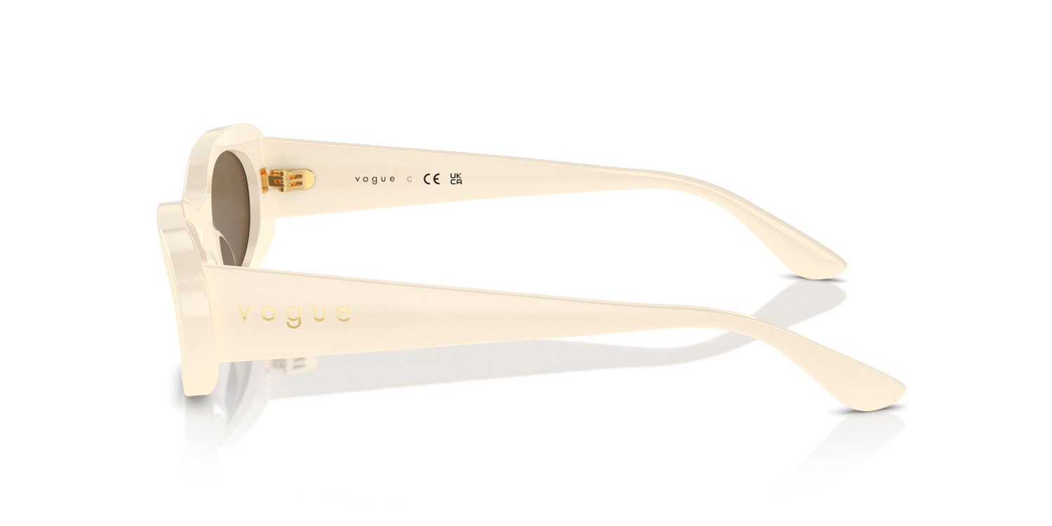 Sunglasses Vogue VO 5582S (316773) color full ivory shape oval lenses marrone scuro