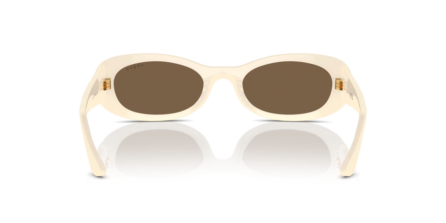 Sunglasses Vogue VO 5582S (316773) color full ivory shape oval lenses marrone scuro