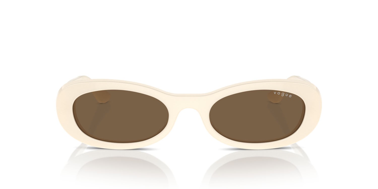 Sunglasses Vogue VO 5582S (316773) color full ivory shape oval lenses marrone scuro