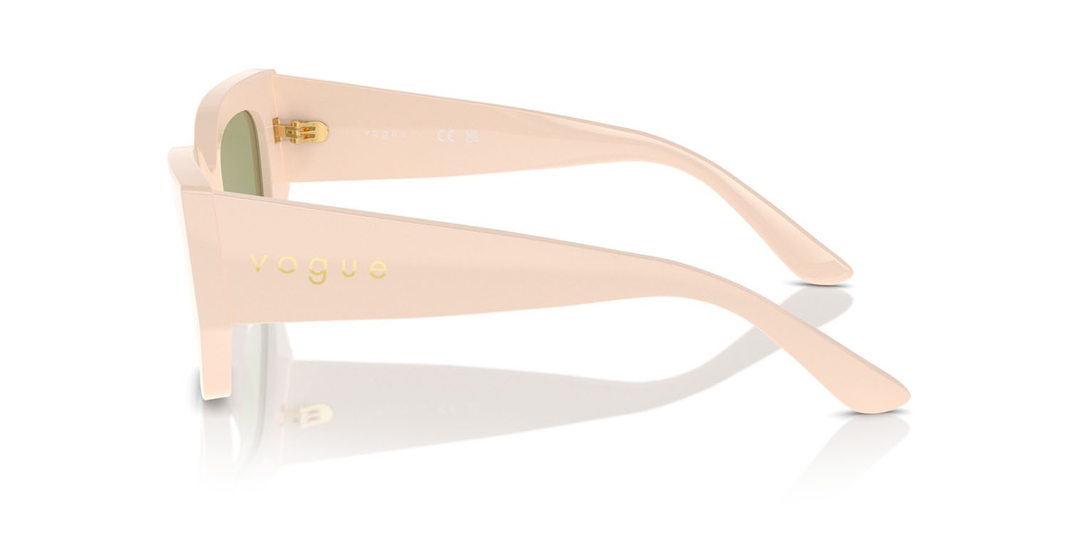 Sunglasses Vogue VO 5583S (316482) color full beige shape irregular lenses verde