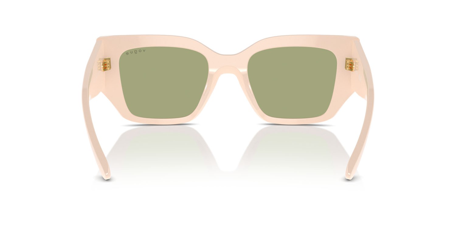 Sunglasses Vogue VO 5583S (316482) color full beige shape irregular lenses verde