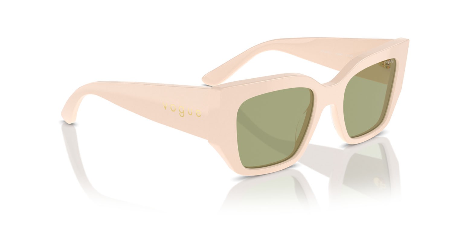Sunglasses Vogue VO 5583S (316482) color full beige shape irregular lenses verde