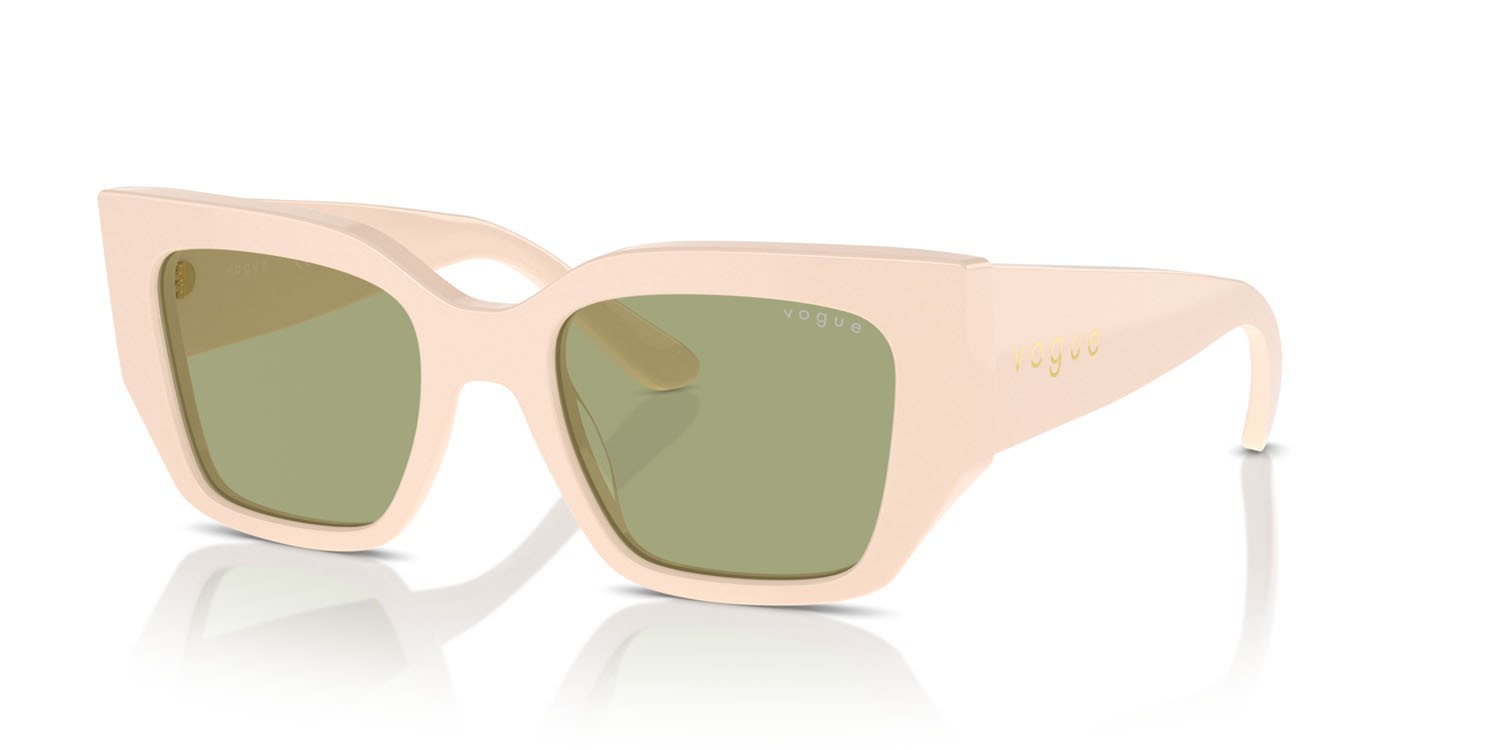 Sunglasses Vogue VO 5583S (316482) color full beige shape irregular lenses verde