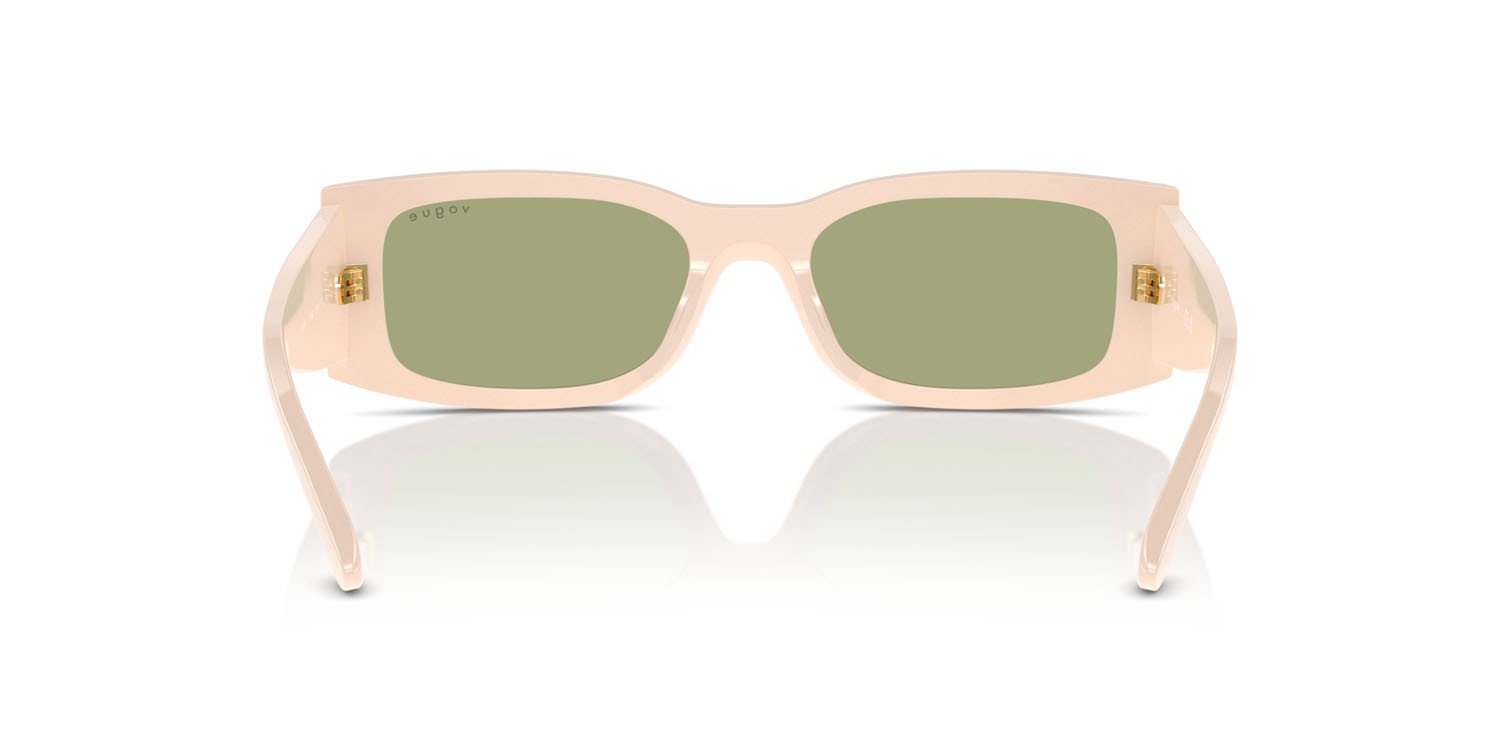 Sunglasses Vogue VO 5584S (316482) color full beige shape rectangle lenses verde