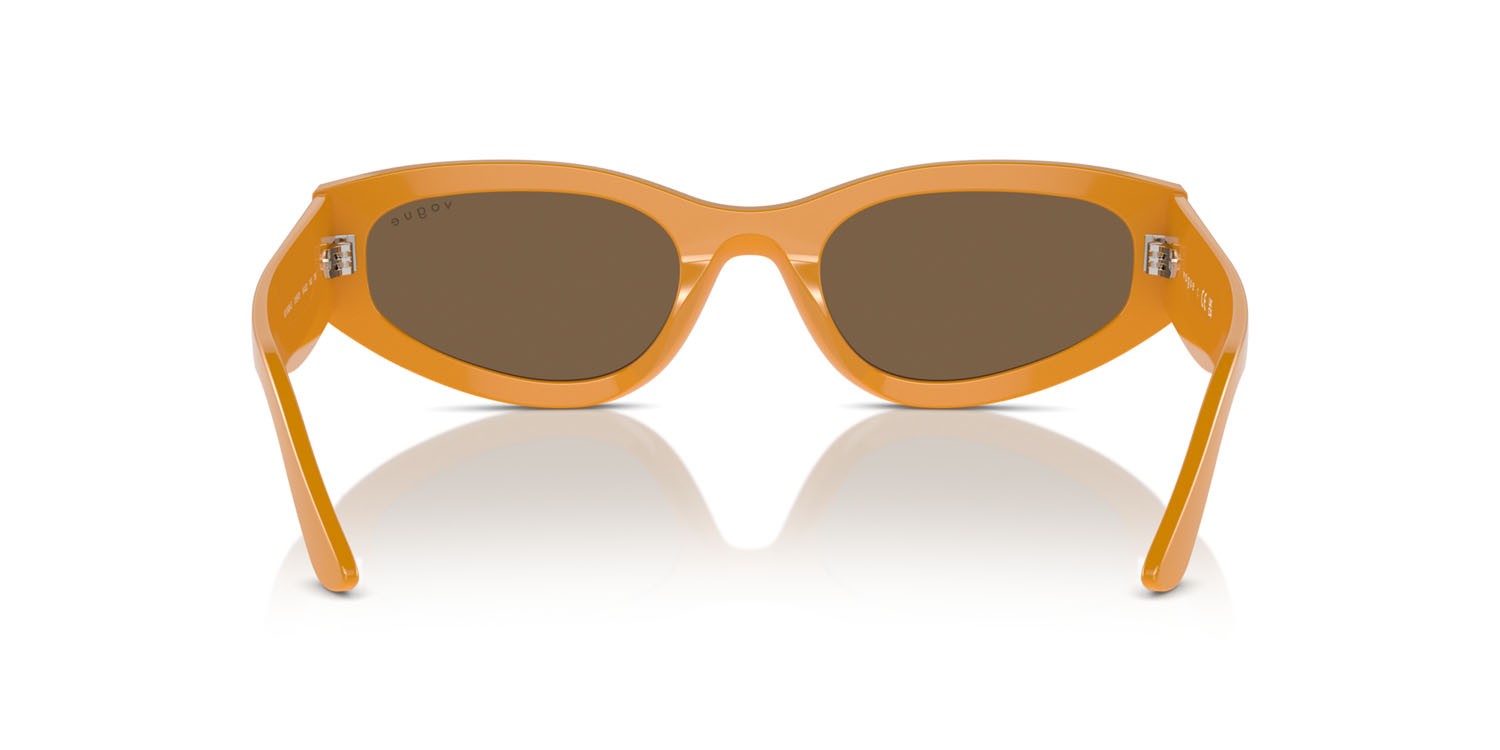 Sunglasses Vogue VO 5585S (315973) color full ocher shape irregular lenses marrone scuro