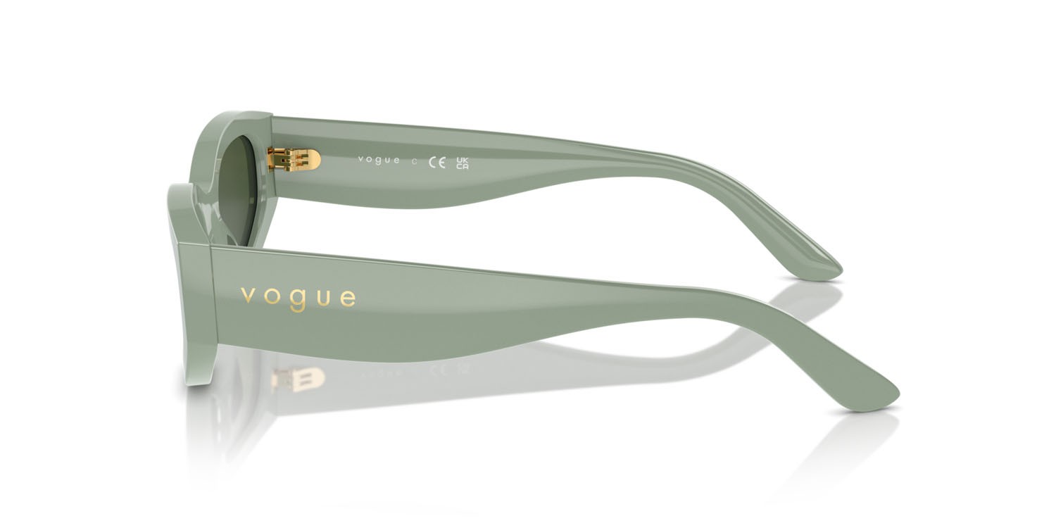 Sunglasses Vogue VO 5585S (316171) color full light green shape irregular lenses verde scuro