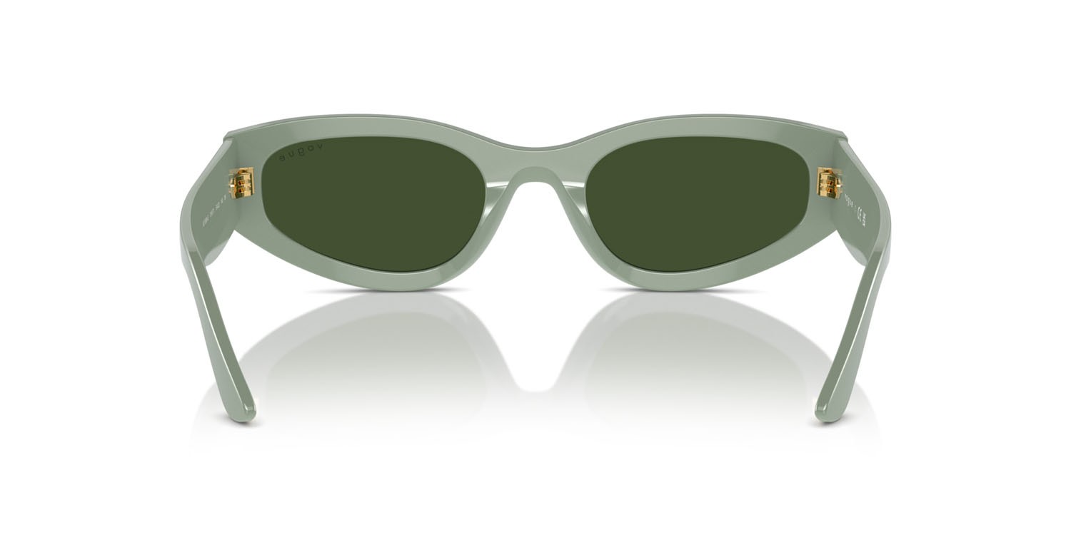 Sunglasses Vogue VO 5585S (316171) color full light green shape irregular lenses verde scuro