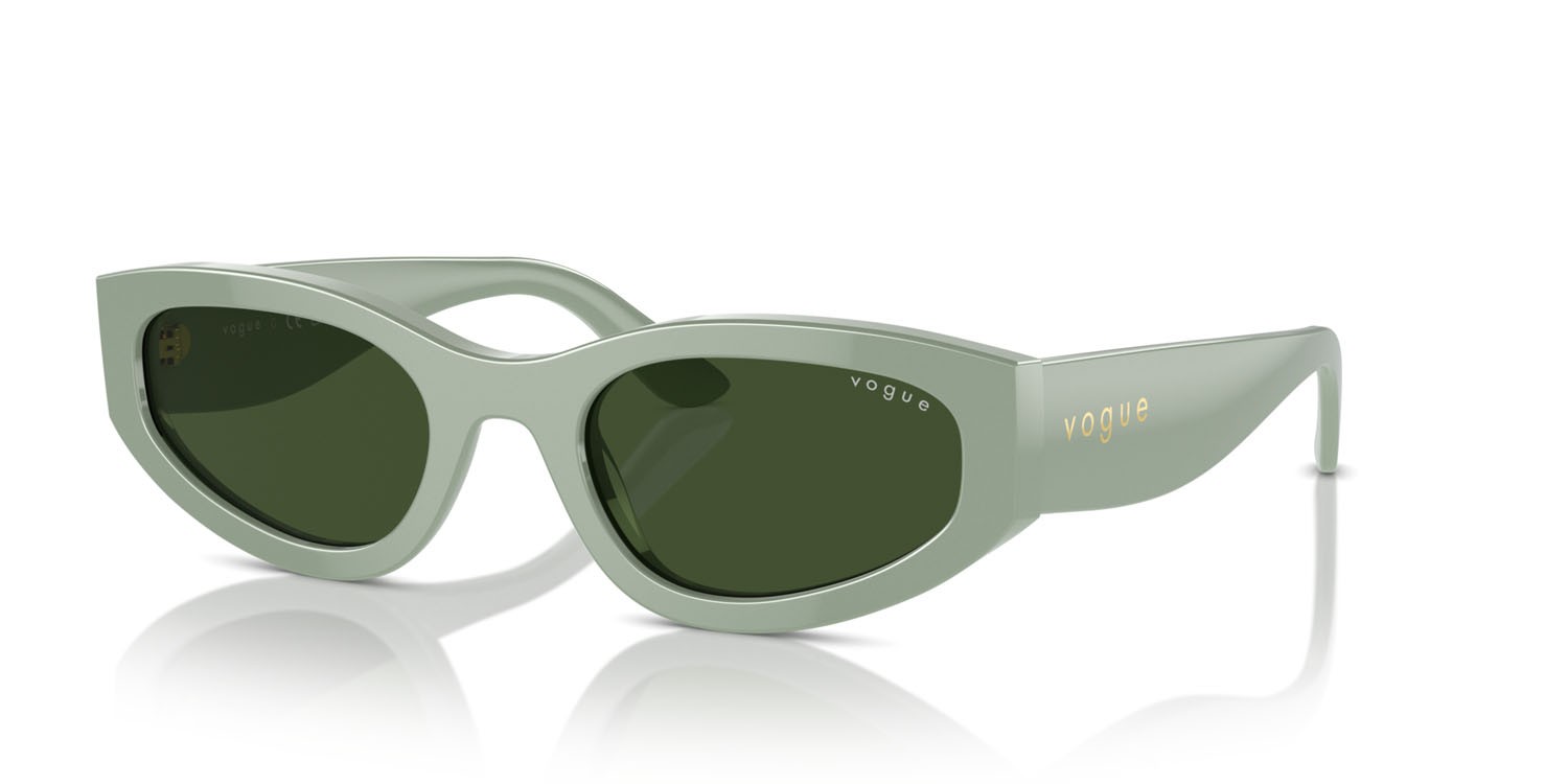Sunglasses Vogue VO 5585S (316171) color full light green shape irregular lenses verde scuro