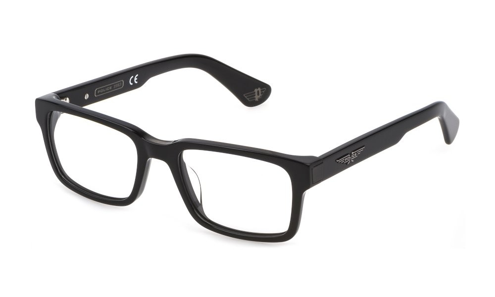 Eyeglasses Police VPLE36N (0700) color nero lucido 