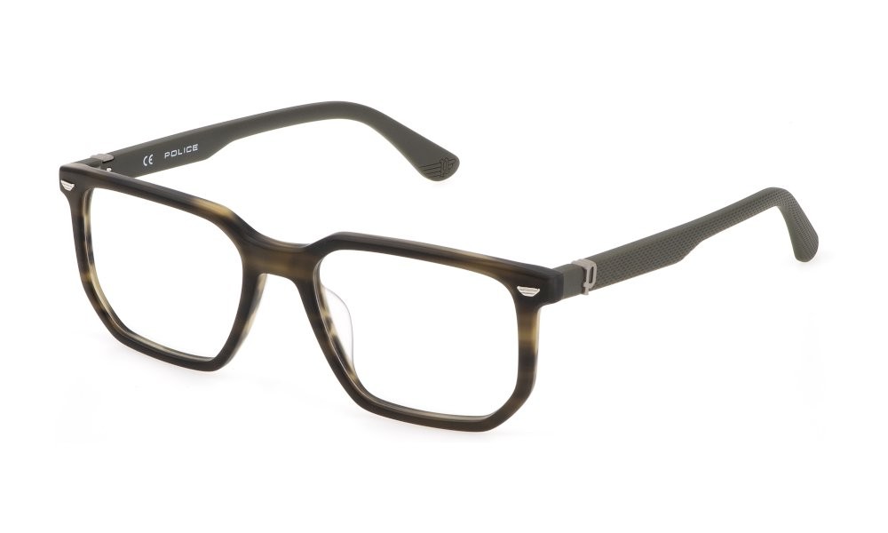 Brillen Police Beyond lite 4 VPLF75 (N98M) farbe verde striato opaco 