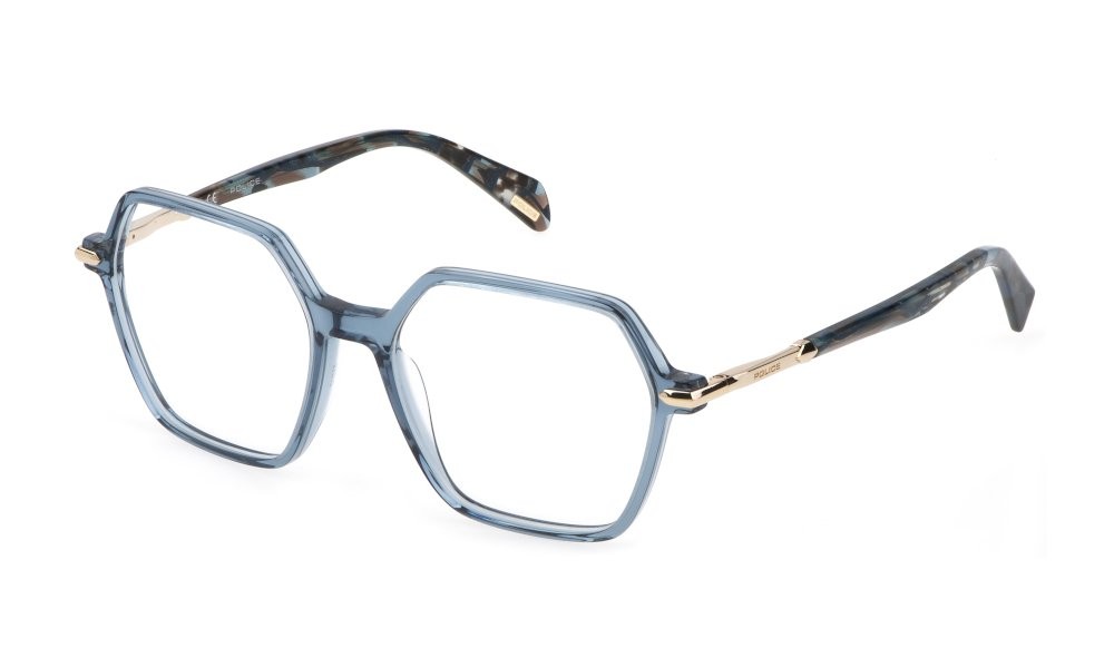 Brillen Police Mermaid 5 VPLG26 (0855) farbe azzurro trasparente 