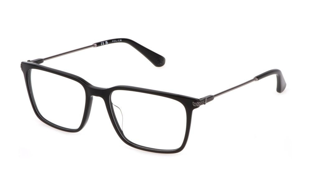 Occhiali da vista Police Octane 5 VPLG77 (0700) colore nero lucido 