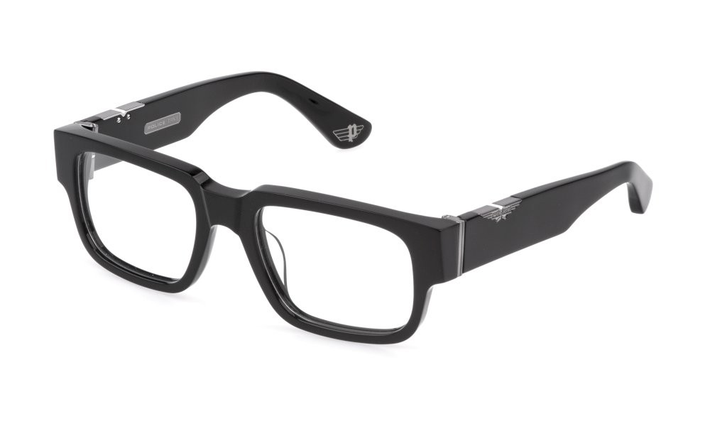 Occhiali da vista Police Origins maxi 2 VPLP11 (0700) colore nero lucido 