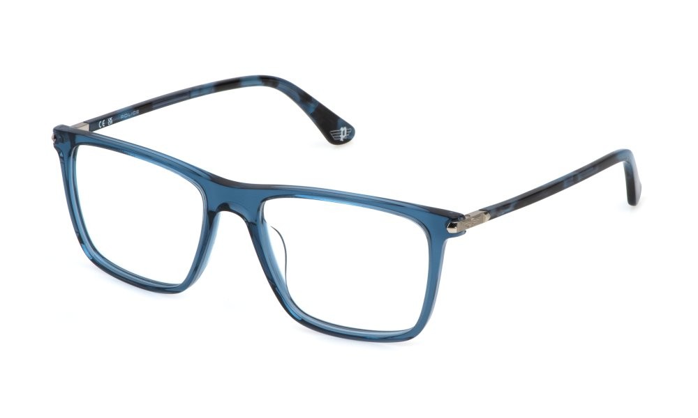 Occhiali da vista Police Roadie 6 VPLP12 (0T31) colore blu trasparente 