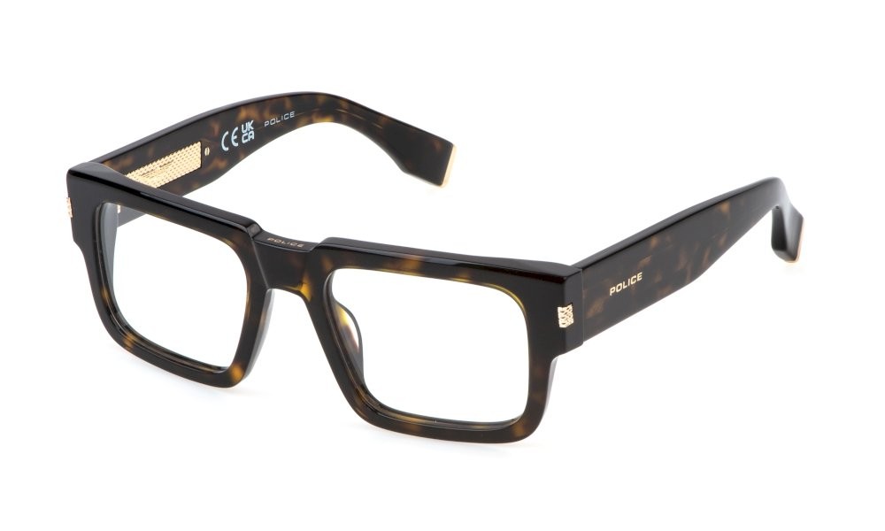Occhiali da vista Police G.o.a.t. 3 VPLP18 (0722) colore avana scura lucida 