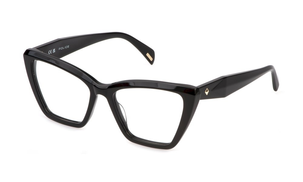 Occhiali da vista Police Gem 6 VPLP52 (0700) colore nero lucido 