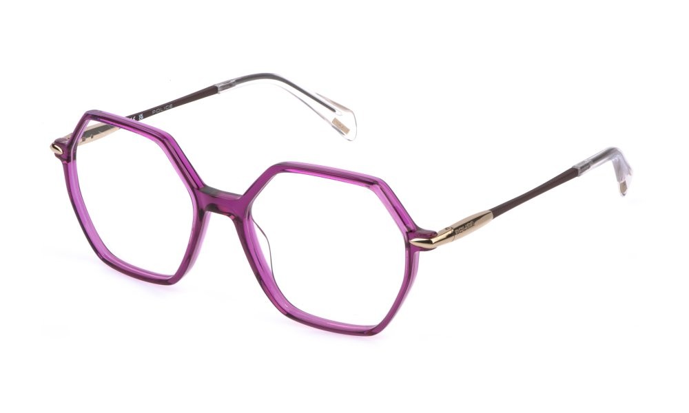 Brillen Police Jade 1 VPLR13 (0D81) farbe viola trasparente lucido 